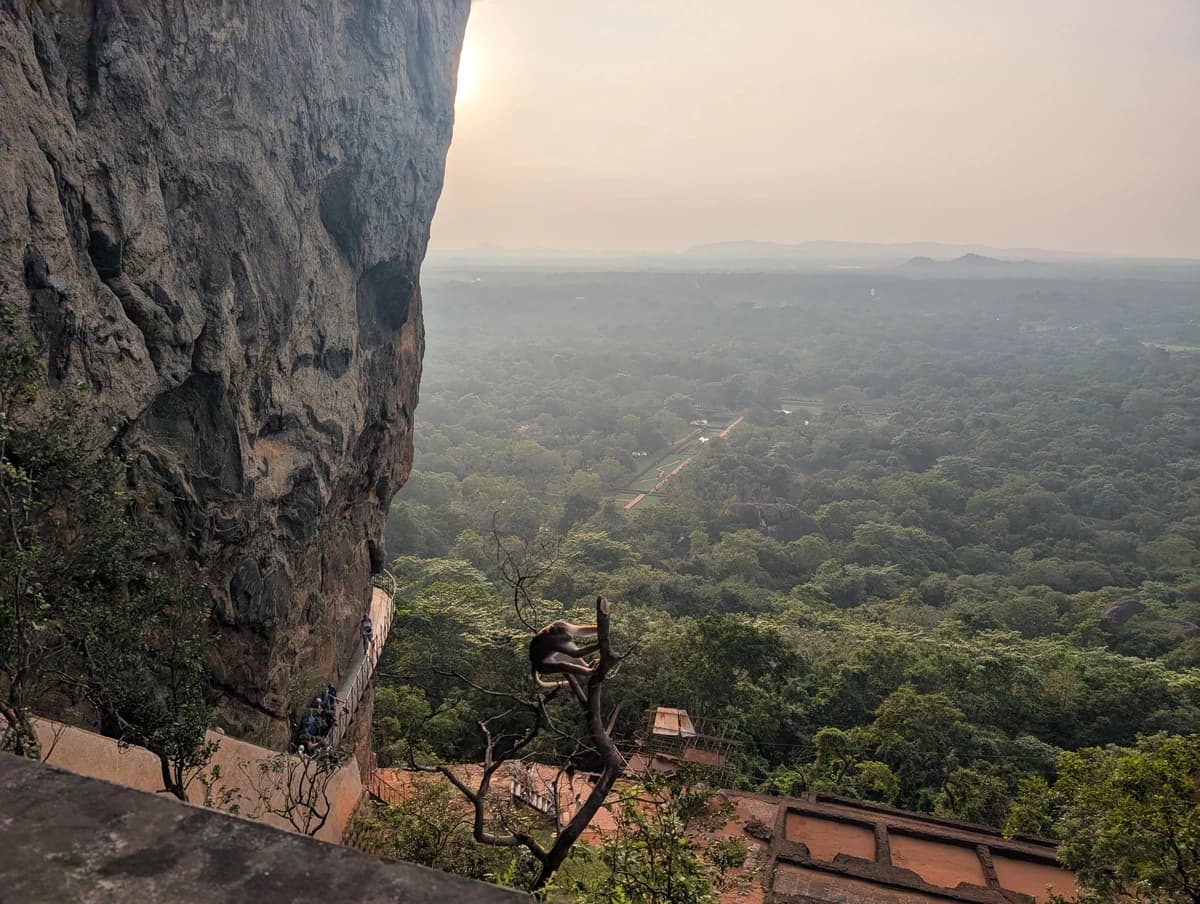 Výhled ze Sigiriyu
