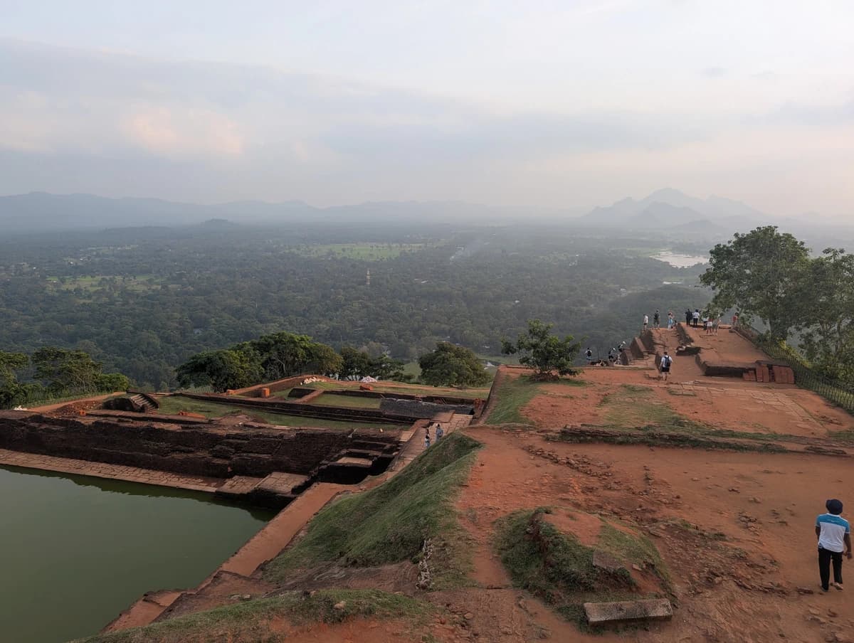 Výhled ze Sigiriyu