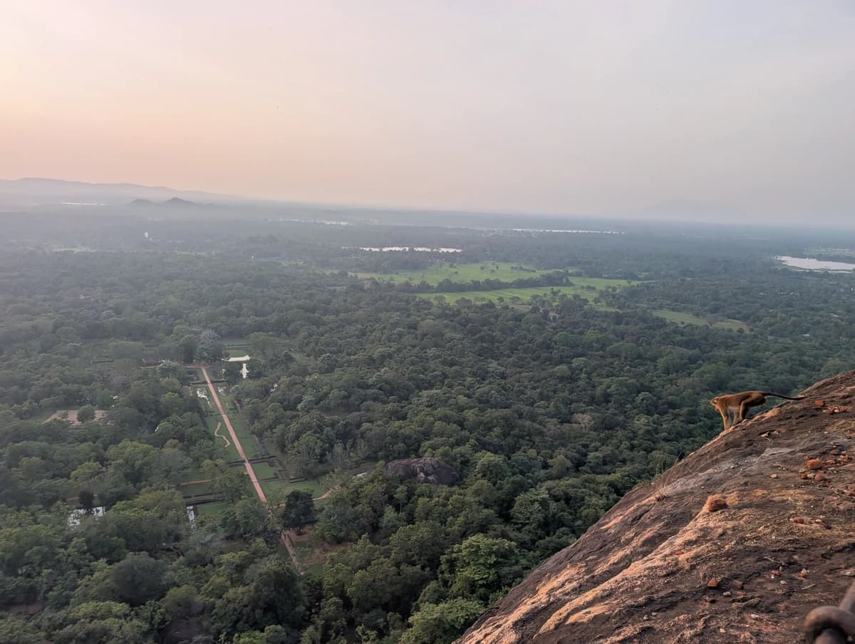 Výhled ze Sigiriyu